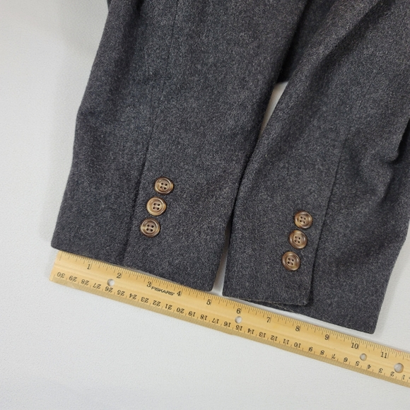 L L Bean Wool Cashmere Womens Blazer Jacket Sz 12 - Picture 10 of 15